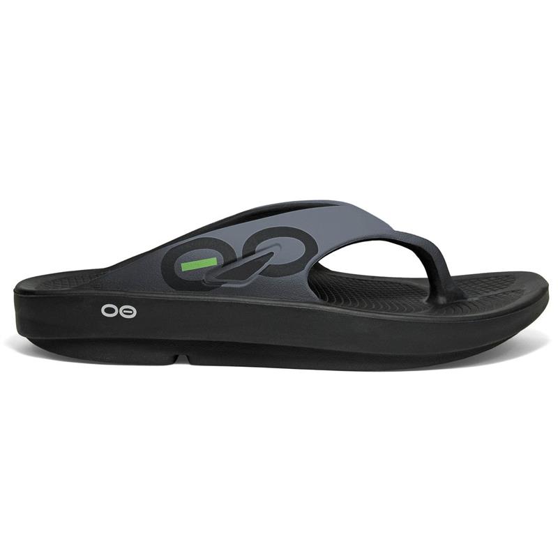 Oofos Ooriginal Sport Graphite Wassersportschuhe Zehentrenner grau/schwarz