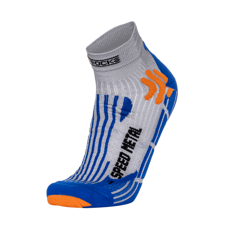 X-Socks Socken SPEED METAL silber/blau