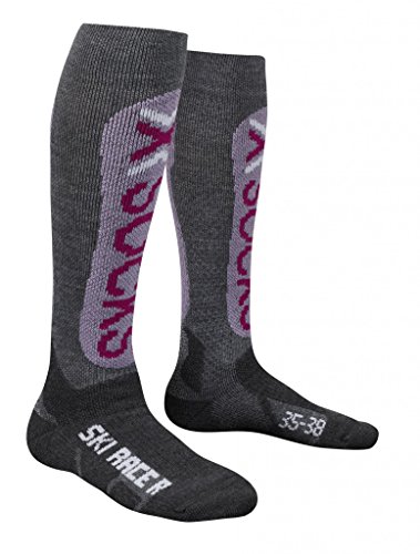 X-Socks Socken SKI RACE JUNIOR grau/lila