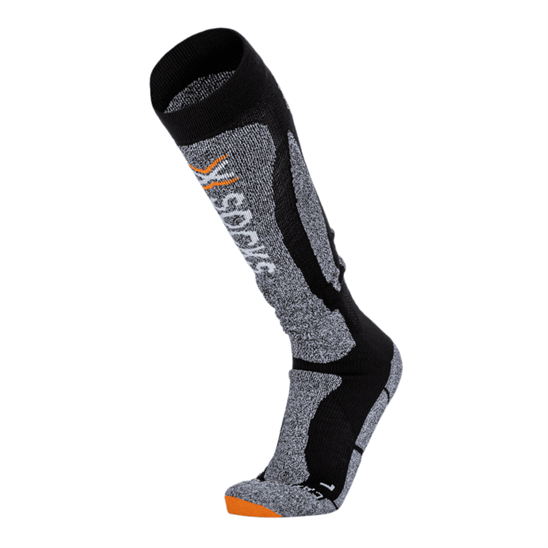 X-Socks Socken Ski Carving Silver schwarz/grau Gr.48/50