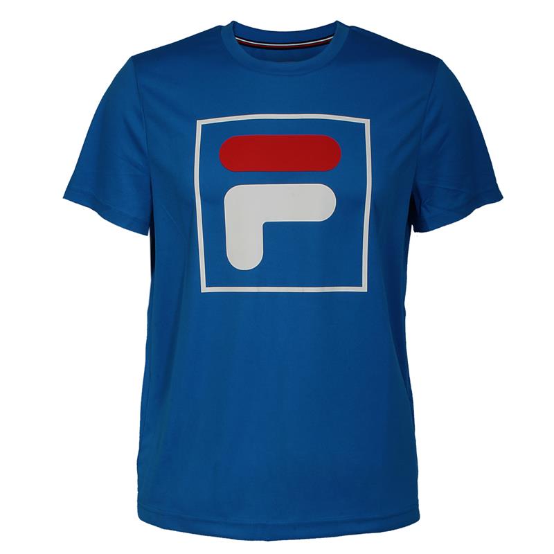 Fila Herren Tennisshirt Sportshirt T-Shirt Bernie simply blue Gr. M (50)