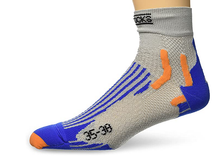 X-Socks Socken SPEED METAL silber/blau