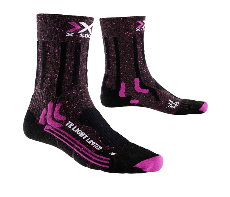 X-Socks Socken Trekking Light Limited Lady pink/schwarz Gr.35/36