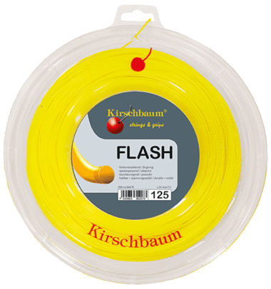 Kirschbaum Tennissaite FLASH 1,25mm 200m gelb
