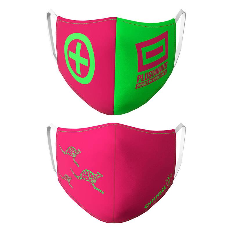 Chiemsee Damen Mund-Nasen-Maske virtual pink Einheitsgröße 2er-Pack