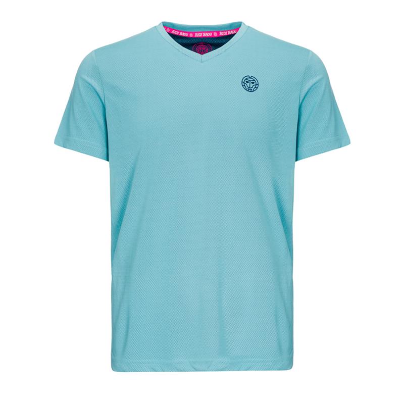 Bidi Badu Herren Sportshirt Tennisshirt Ted Tech Tee blau