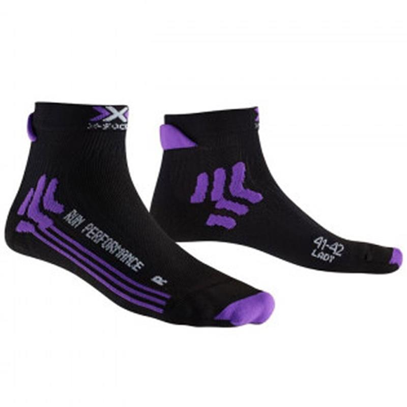 X-Socks Socken Run Performance Lady schwarz/violett