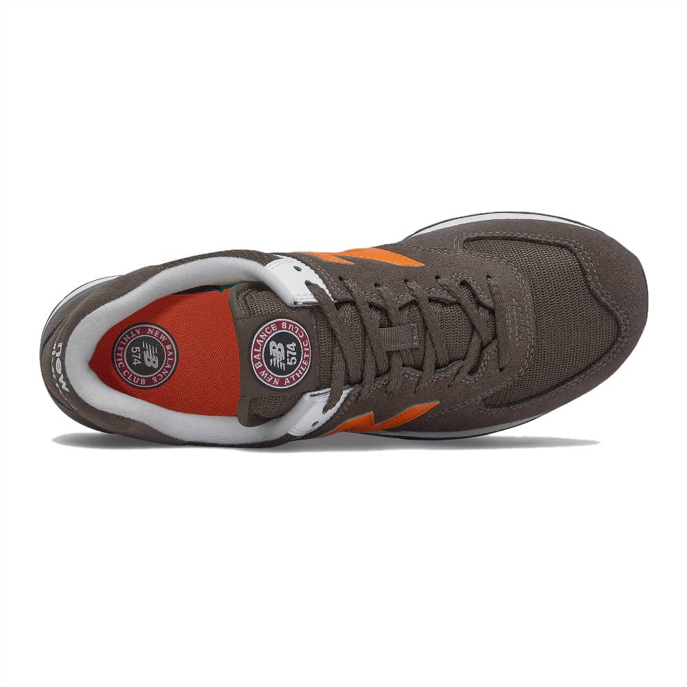 New Balance Herren Sneaker ML574 braun/orange