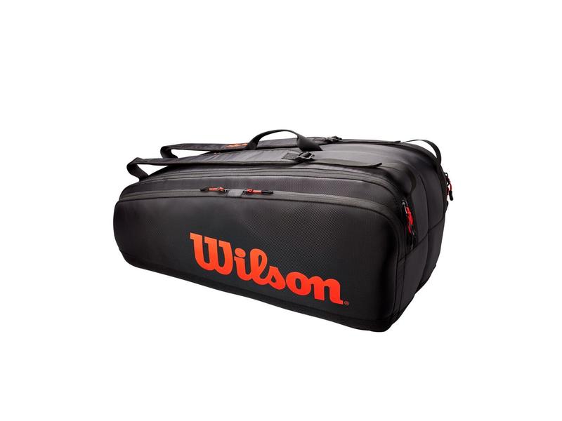 Wilson Tennistasche Tour 12 Pack Bag rot/schwarz