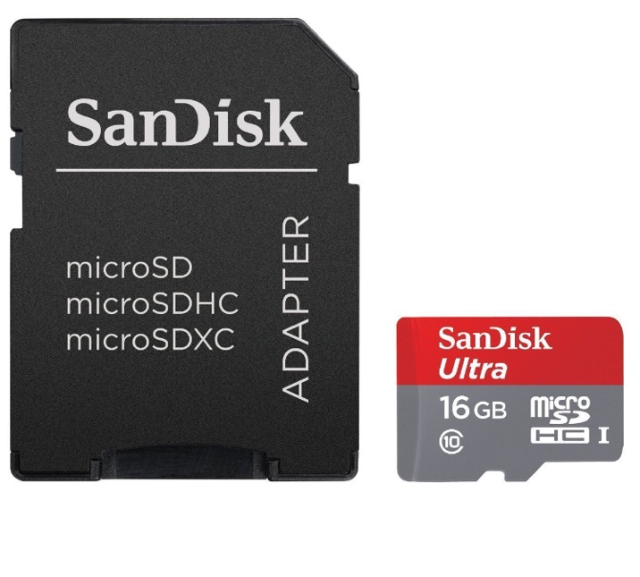 16GB microSDHC Mobile Ultra Speicherkarte SanDisk, CLASS 10, Lesen max