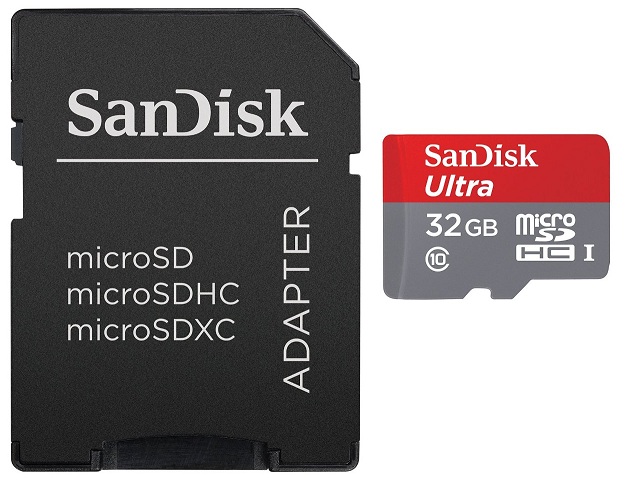 32GB microSDHC Mobile Ultra Speicherkarte SanDisk, CLASS 10, Lesen max