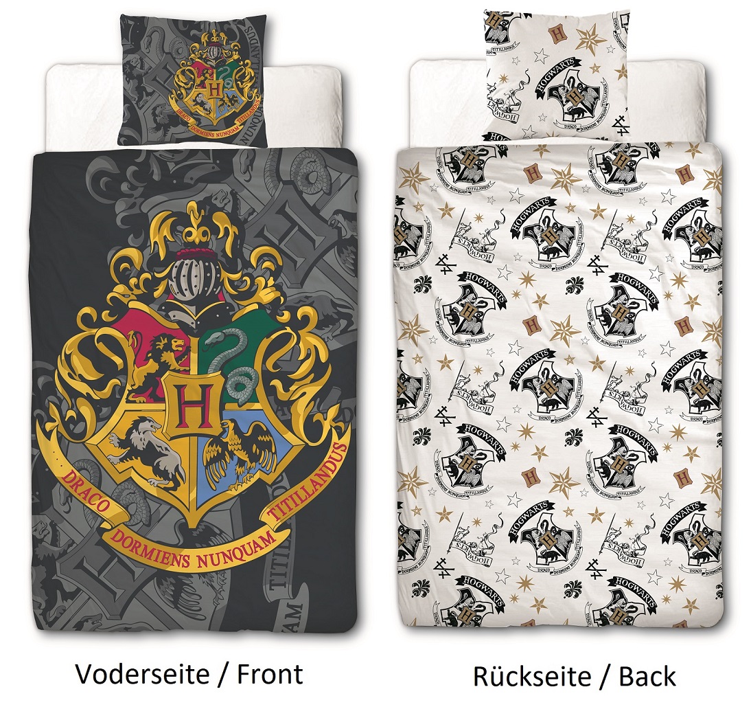 Harry Potter Bedding Set 135X200 Duvet Set fanbettwäsche Hogwarts | eBay