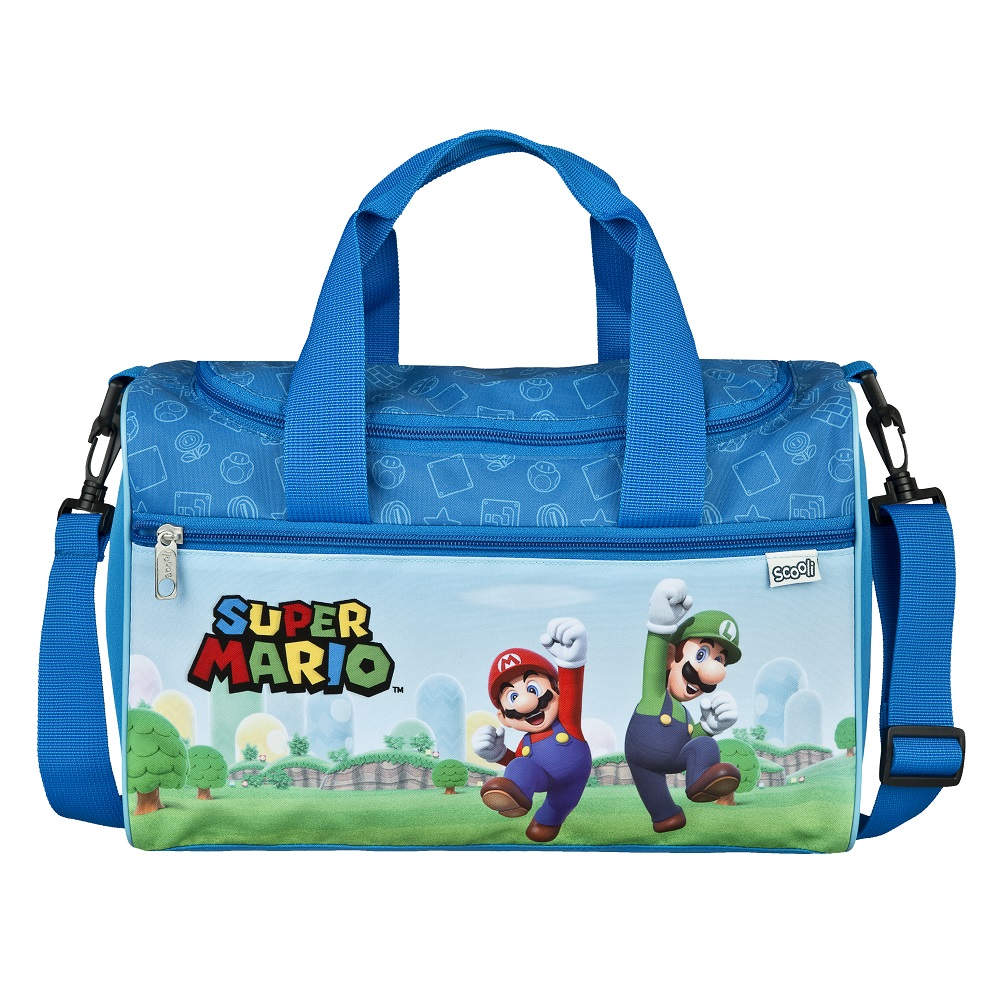 Super Mario Sporttasche Blau