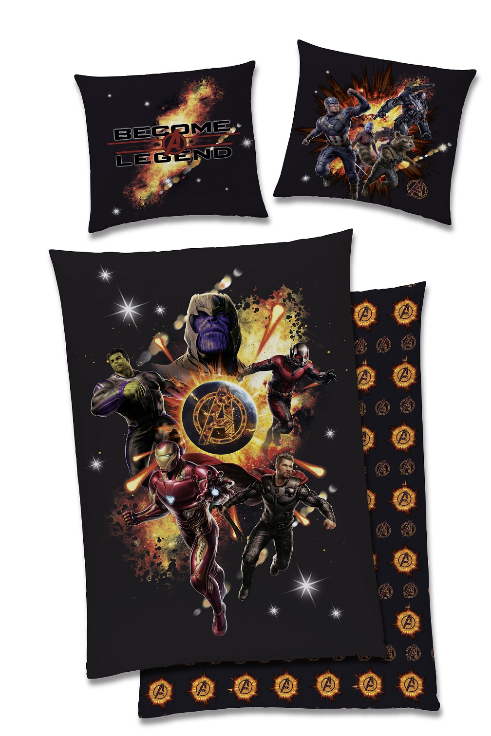 Bettwäsche Avengers Bettbezug 135X200 Baumwolle Marvel Kinder Ironman