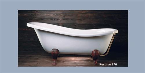 Retro Badewanne Rectime 170x78x43cm Weiß