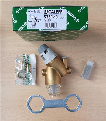 Druckminderer mit Filter 1/2" Caleffi 535140 + Ersatzfilter + Manometer (7906#
