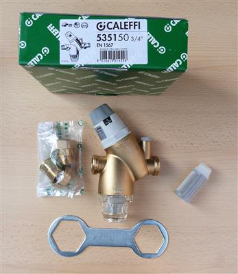 Druckminderer mit Filter 3/4" Caleffi 535150 + Ersatzfilter + Manometer (7907#
