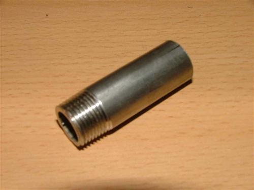 Edelstahl Anschweißnippel (V4A), 21/2"x 60 mm AG (3581*