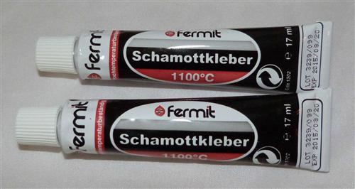Fermit Schamottkleber HT 1100 / 17 ml je Tube  / 2 Stück (7545#