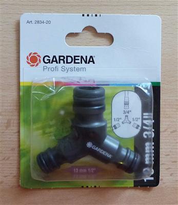 Gardena® Y- PS-Y-Stück Übergang / 3fach Verteiler 2x1/2" und 1x3/4" (7299#