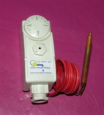 Thermostat weiß 0 bis +90°C 1,2m Kapillarrohr (5702#