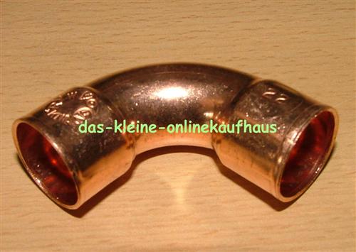 Kupfer - Bogen 90° ( i/i ) 67mm  DVGW zugelassen (470#