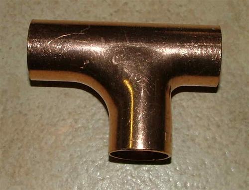 Kupfer - Lötfitting Bogen-T-Stück   12 mm (3397*
