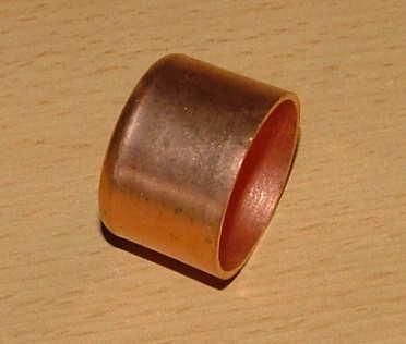 (524#)Kupferkappe / 22mm / DVGW zug.1 Stück