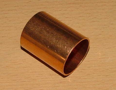 Kupfer-Lötfitting,Schiebemuffe ohne Anschlag 28mm (2995#
