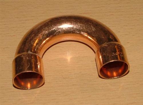 Kupfer - Lötfitting, Bogen 180° ( i/i ) 10 mm (2999#