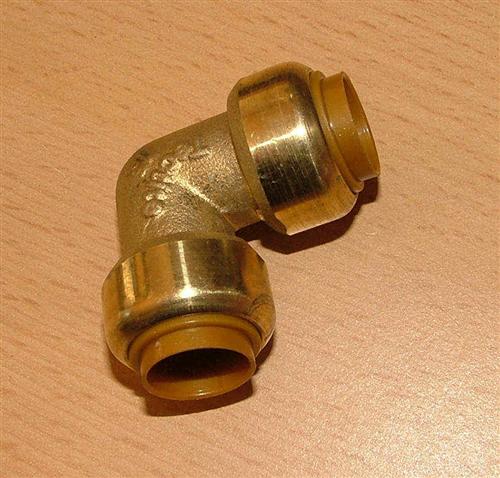 Kupfer Steckfitting Winkel 90° /  12 mm i/i (2187*