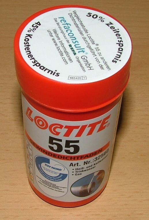 Loctite® 55 / 150m Dichtungsfaden Spender-Spule  (4908#