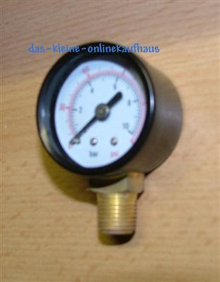 Manometer 0-4 Bar / Radial Durch.40mm / 1/4"AG  (3320#