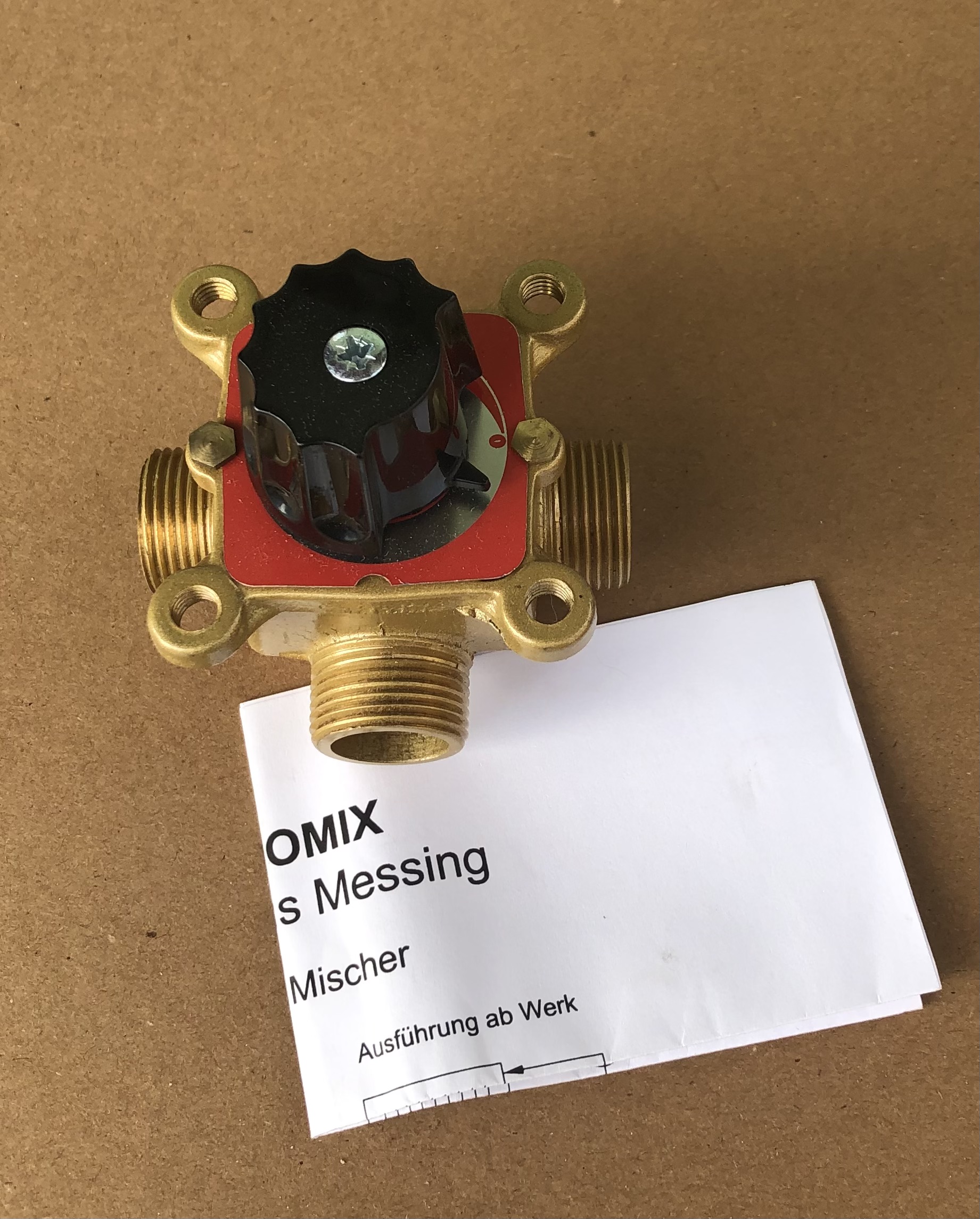 Termomix 3 Wege Mischer 3/4 Zoll AG (11796#