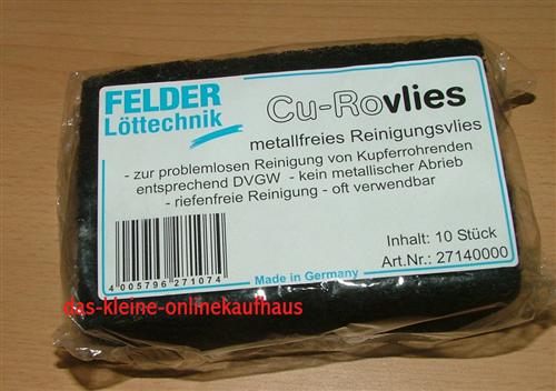 Putzvlies Felder metallfreies Reinigungsvlies 10er(897#