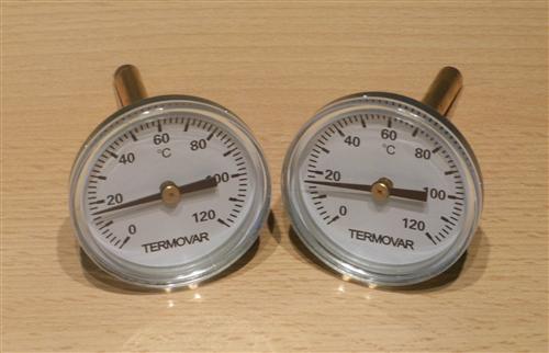 Termovar Thermometer 0-120°C / 2 Stück (6526#