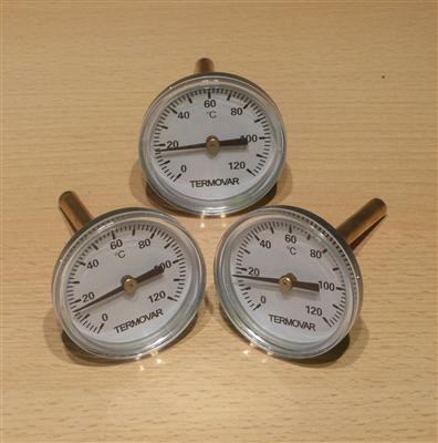 Termovar Thermometer 0-120°C / 3 Stück (6527#
