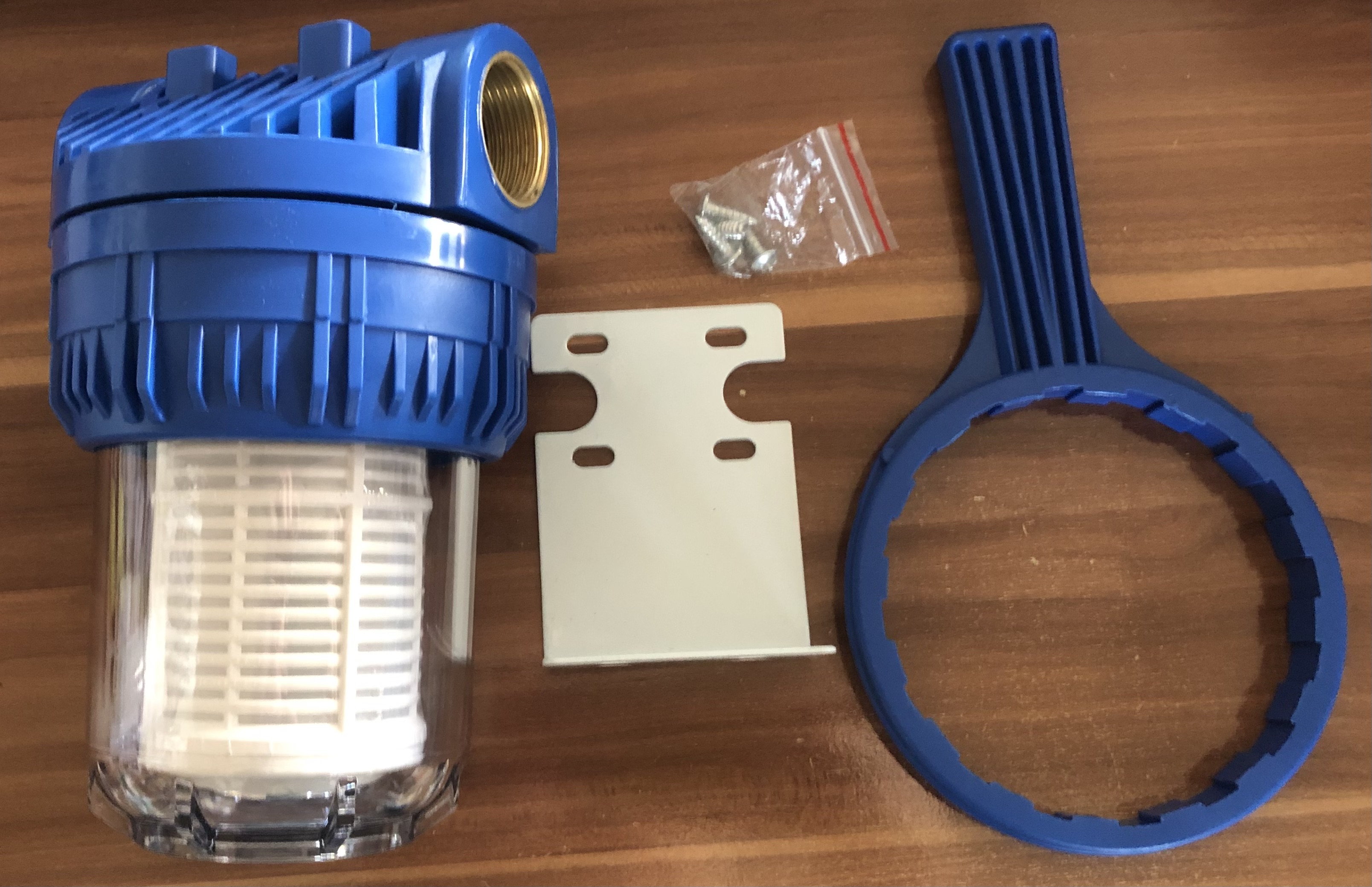 Vorfilter kurz für Pumpen Anschluß 1" + Schlüssel + Entlüftung (9648#