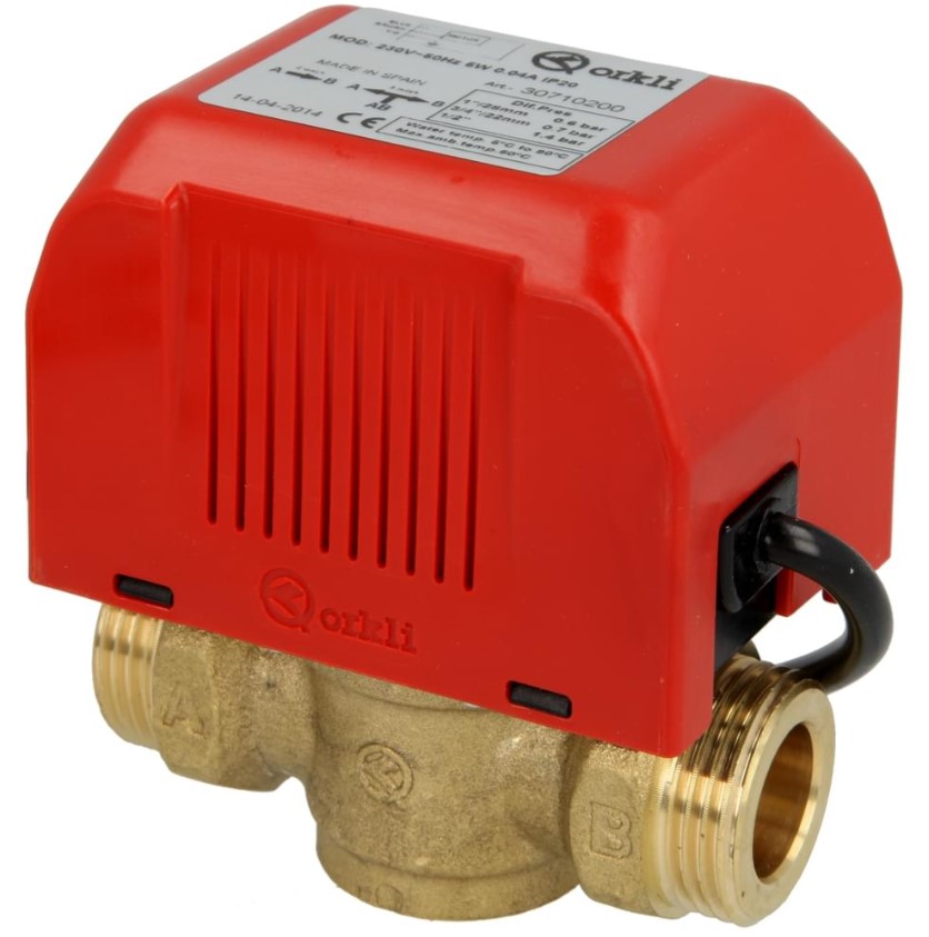 Motorventil Orkli 230V 2 Wege 3/4"AG (11749#
