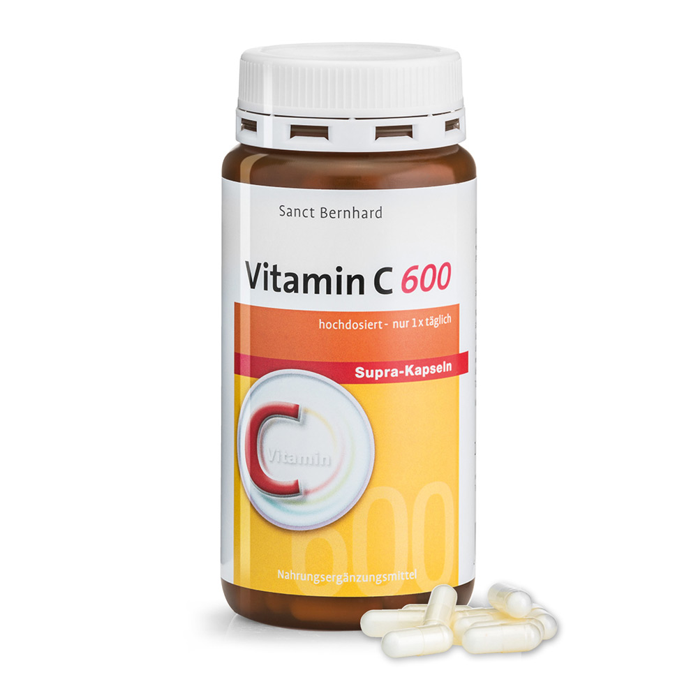 Sanct Bernhard - Vitamin C 600 Supra-Kapseln (180 Kps)