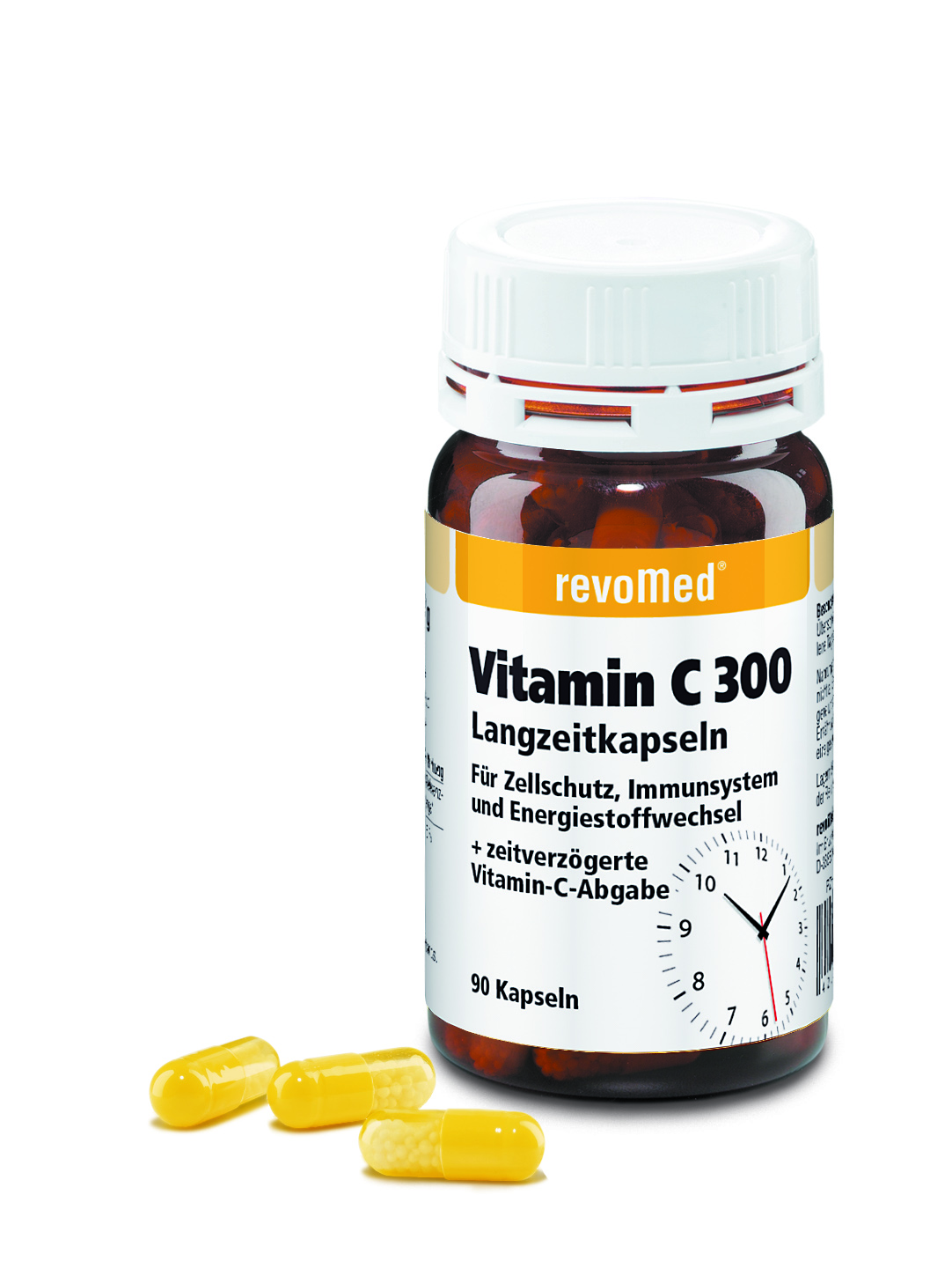 revomed - Vitamin C 300 Langzeitkapseln (90 Kps)