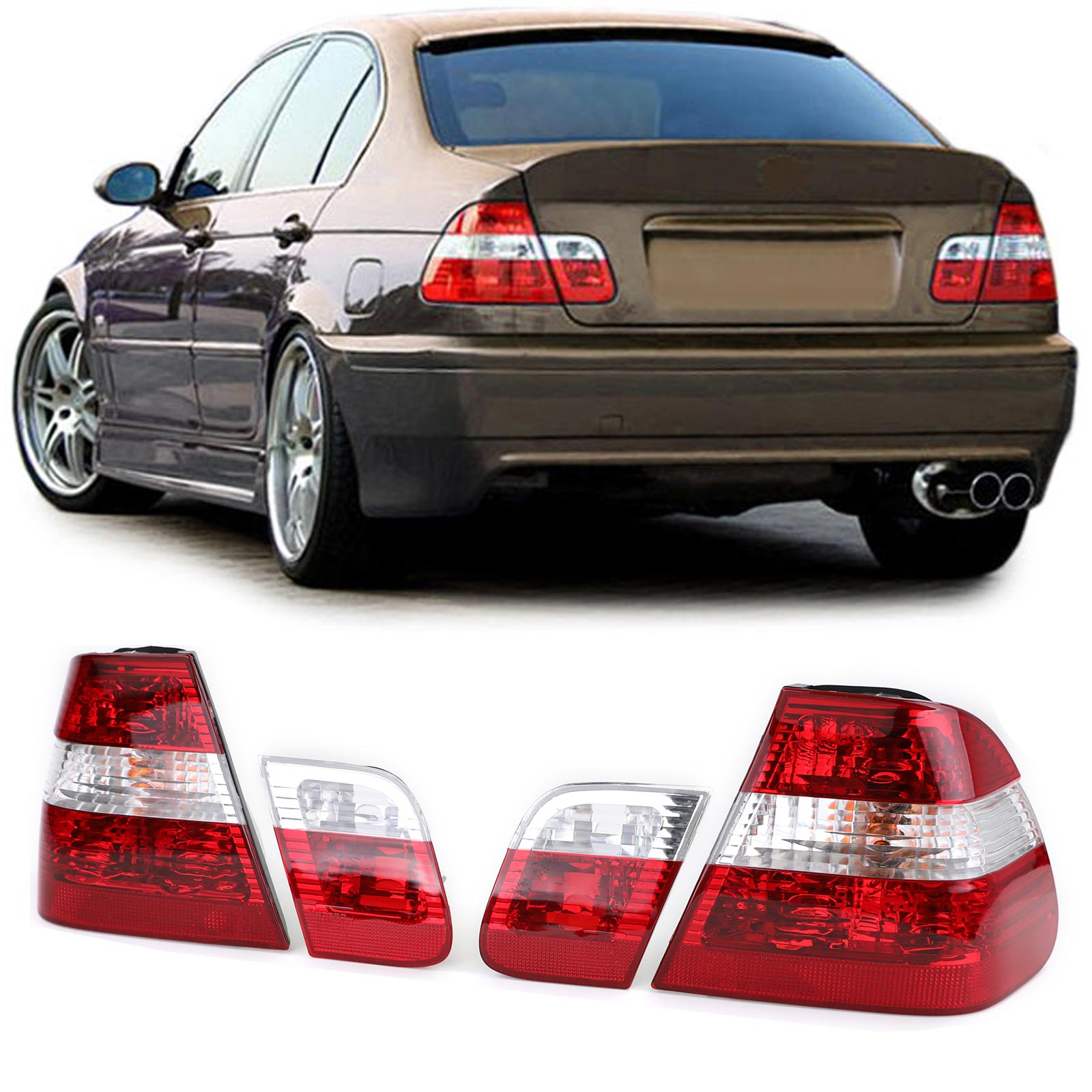 Led Standlicht Mit Zulassung LED Rücklicht Mit E-Prüfzeichen Für 3er E46 Coupe LCI E46 Angel Eyes