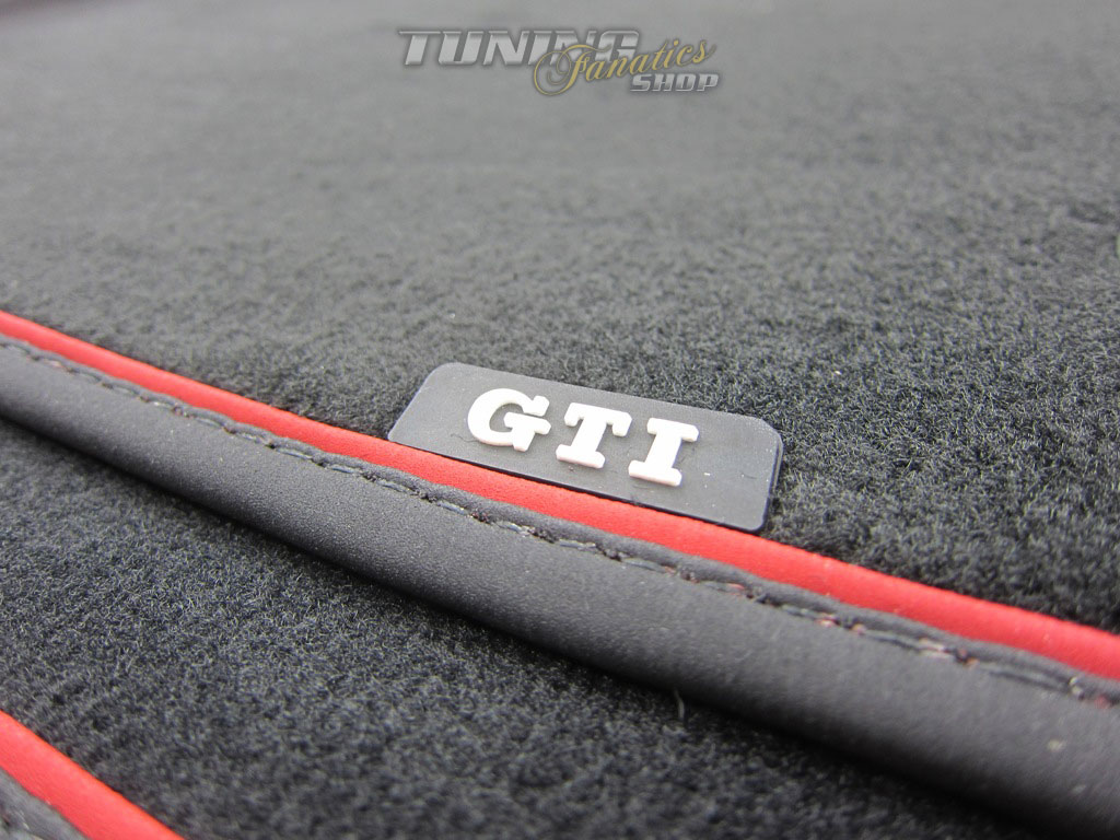 4x Original Gti Velour Textile Premium Car Mats Set for VW GOLF 7 VII