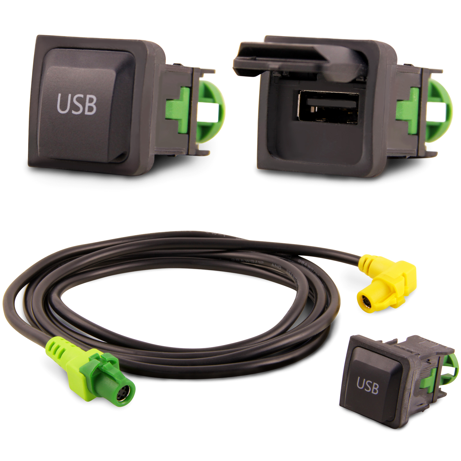 Rcd 310 как подключить usb