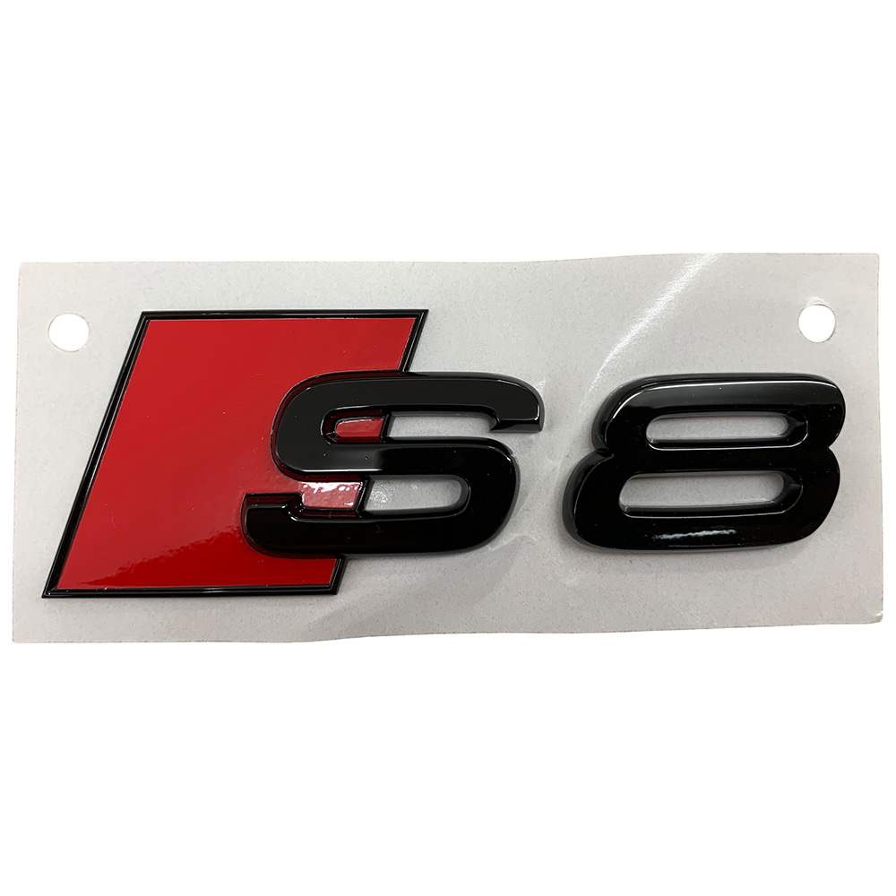 Original Audi S8 4D 4E 4H 4N Black Edition Schriftzug Emblem Logo Schwarz