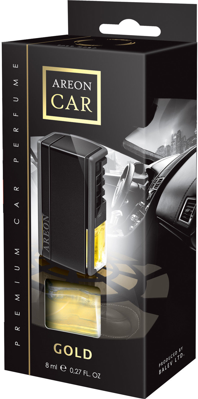 Original Areon LUX Gold Auto Parfüm Lufterfrischer Duftbaum für