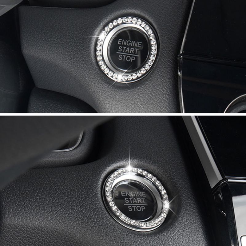 Auto Kohlefaser Abs Sitz Einstellung Knopf Knopf Schalter Dekoration