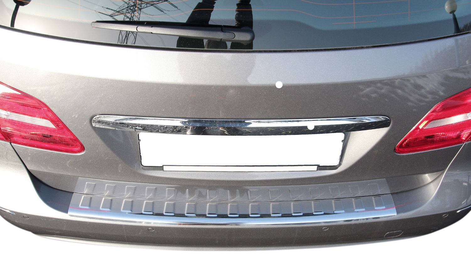 LADEKANTENSCHUTZ Edelstahl V2A für Mercedes B-Klasse W242 / W246 ab