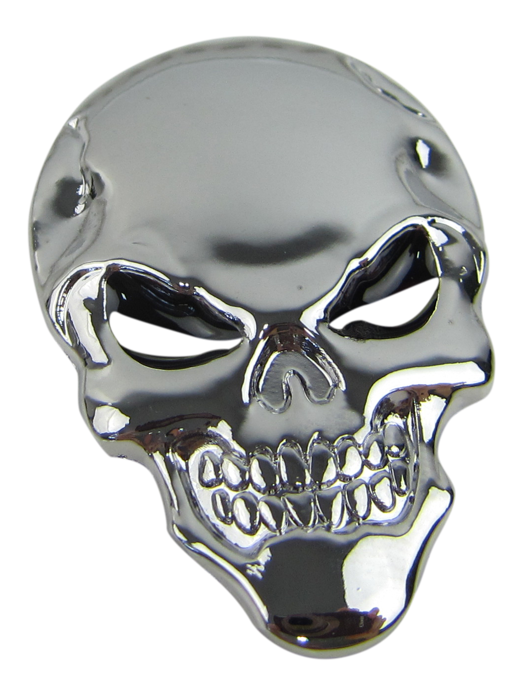 Exklusives Emblem Fahrzeug Sticker Aufkleber Metall Skull Totenkopf in