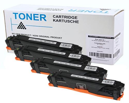 Set 4x Toner Kartusche für HP Color Laserjet CP1215 CP 1215 CP1216 1216 - Bild 3 von 4